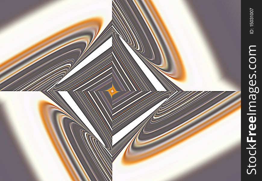 Stripes And Diamonds Abstract