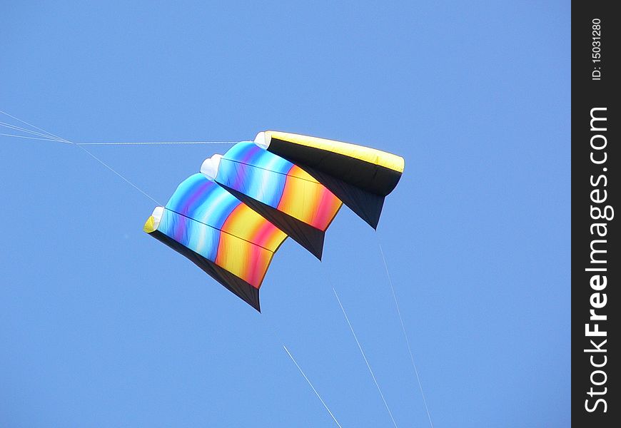 Large lifting kite in flight.  Taken at the 2010 Flights of Fancy held at Longview College, Kansas City, MO. Large lifting kite in flight.  Taken at the 2010 Flights of Fancy held at Longview College, Kansas City, MO.