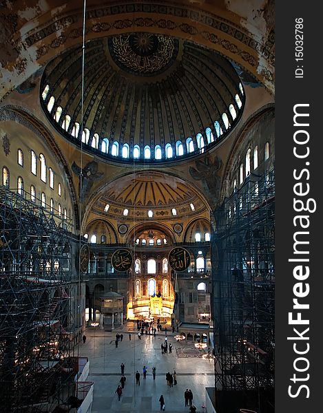 Hagia Sophia Cathedral In Istanbul