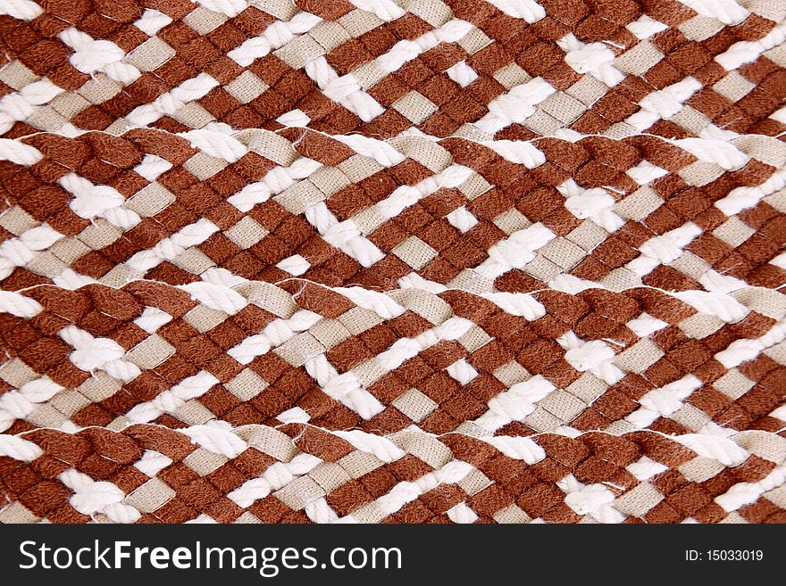 Brown and white woven texture, Abstract background