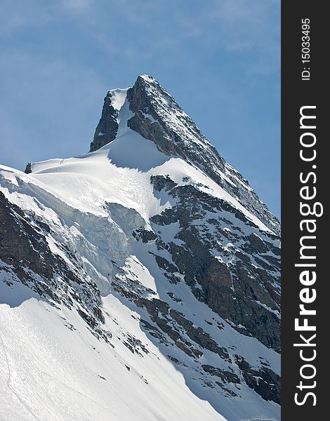 Glacier in Summer, Caucasus Mountains, Elbrus, Adilsu june 2010