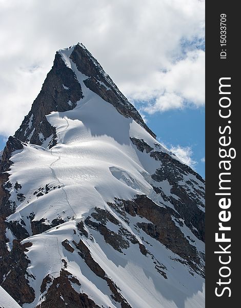 Glacier in Summer, Caucasus