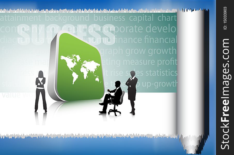 Illustration of business team.Very useful business concept. Illustration of business team.Very useful business concept