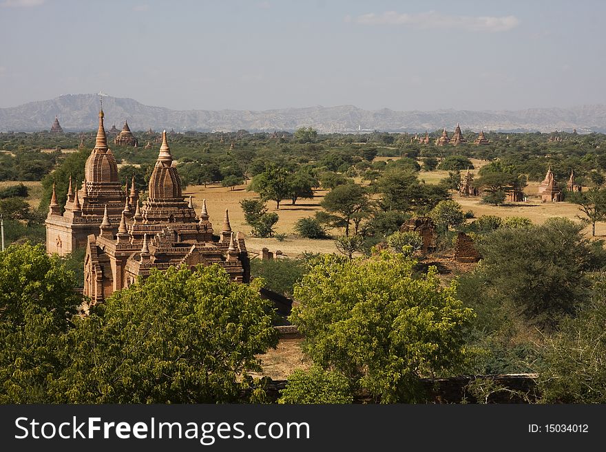 Beautiful Scene of Bagan, Burma