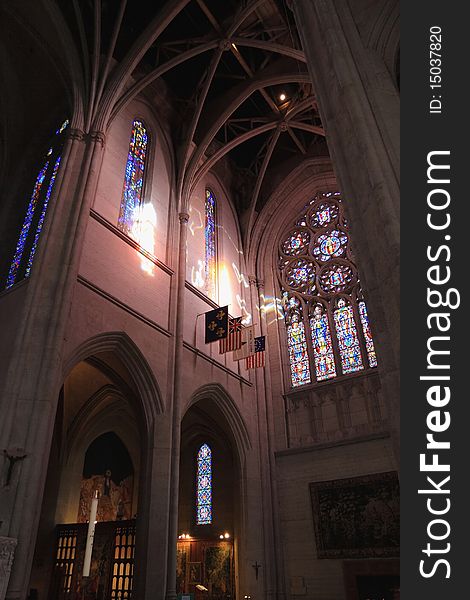 Grace Cathedral Stained Glass And Tapesties