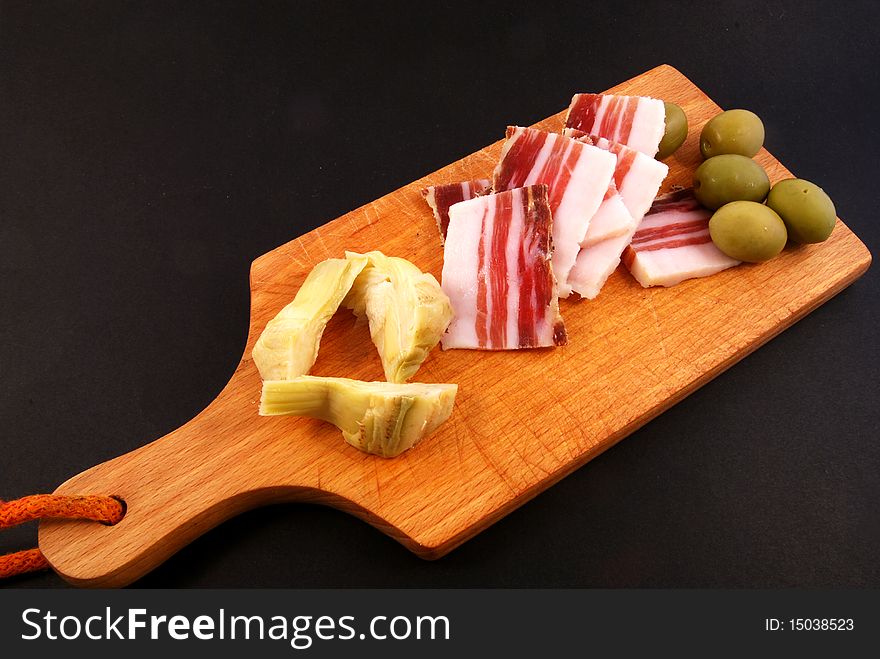 Bacon And Green Olives