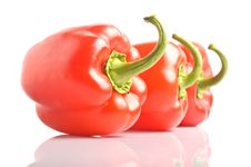 Isolated Bell Pepper Paprika Stock Image