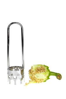 Bell Pepper Carver And Core With Seeds Stock Photo Bell Pepper Carver And Core With Seeds Stock Photo
