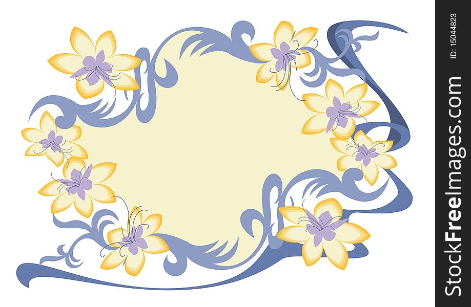 This is the decorative elements with a floral motif  for text formatting. This is the decorative elements with a floral motif  for text formatting
