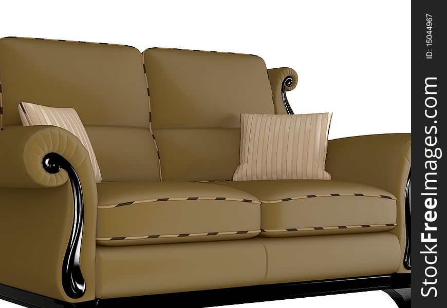 Classic Brown Sofa