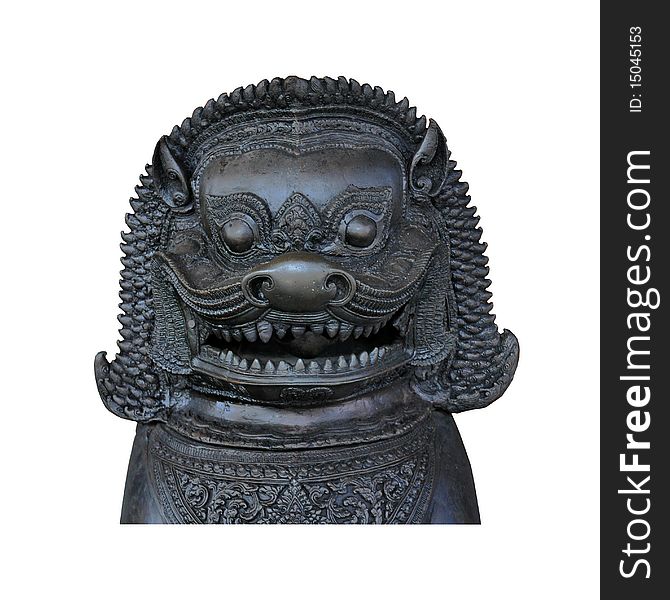 Metal bronze oriental Lion, asia, decoration, chinese,