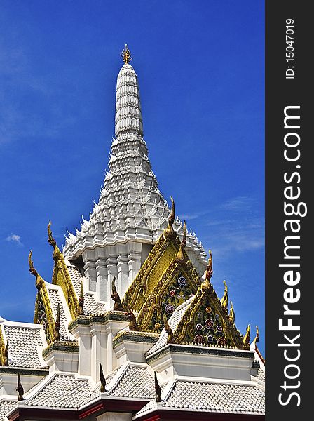 Marble Temple in Bangkok Thailand,