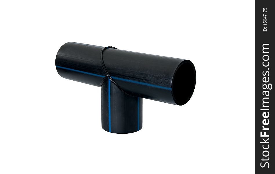 Plastic pipe for water supply and sewerage