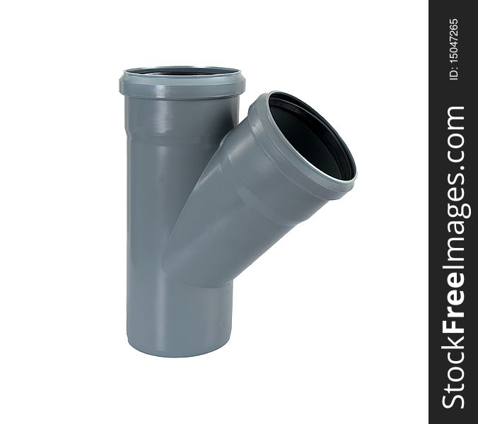 Plastic pipe for water supply and sewerage