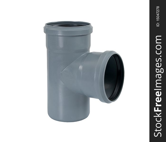 Plastic pipe for water supply and sewerage