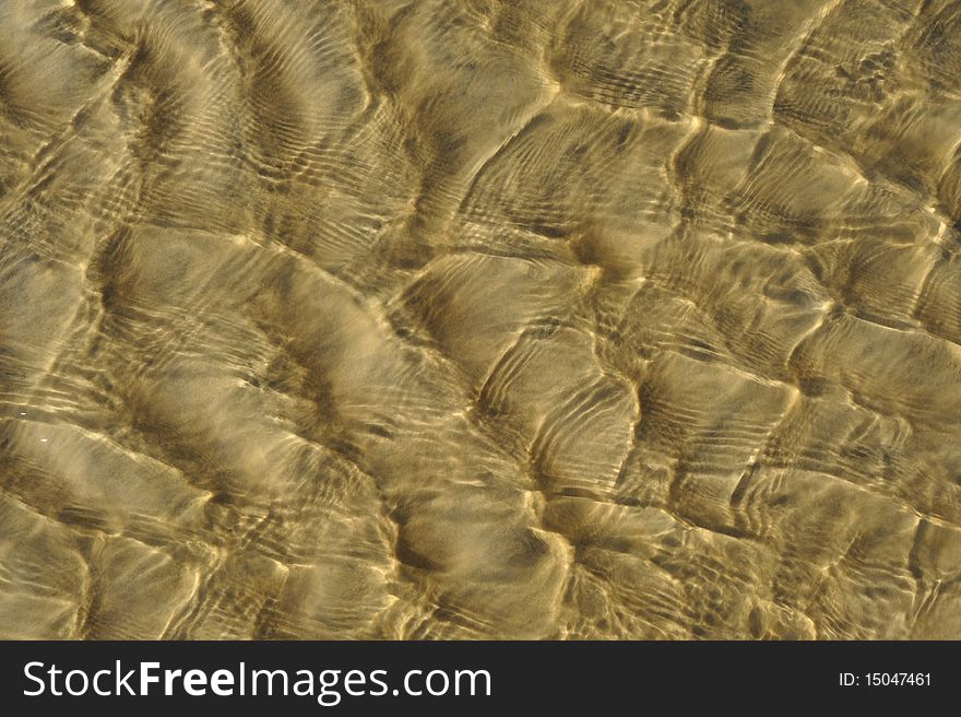 Sand beach texture water background