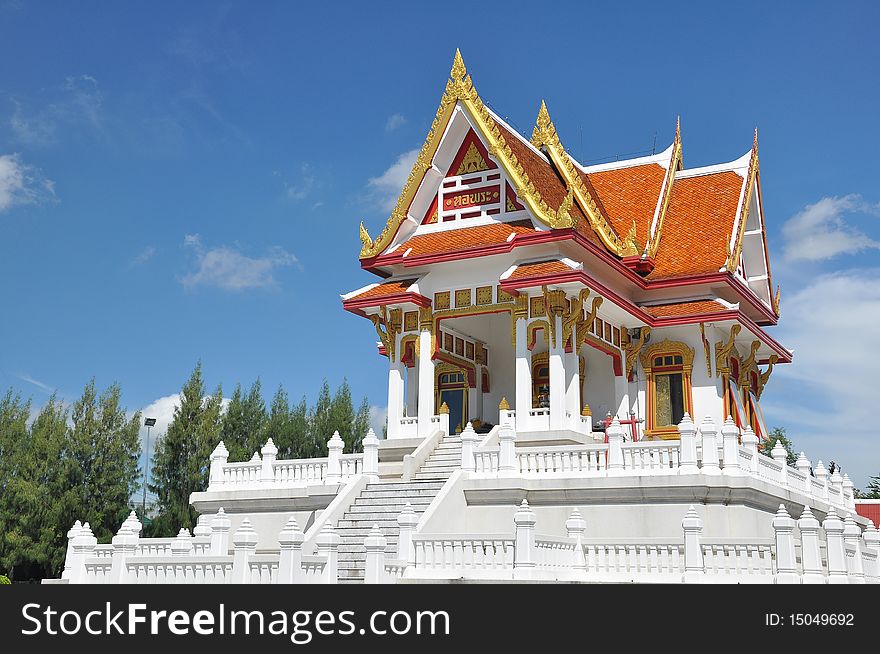 Putthasihing Buddha Hall locate at Chonburi City, Thailand