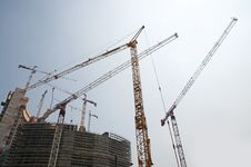 Construction Of A Skyscraper (Milan, Italy) Stock Photo Construction Of A Skyscraper (Milan, Italy) Stock Photo