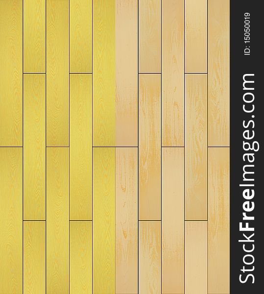 Yellow Wooden Floor