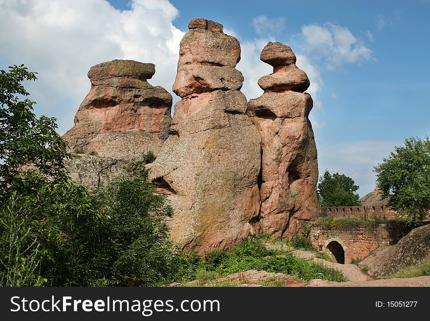Belogradchik Rocks, unesco monument found in Bulgaria