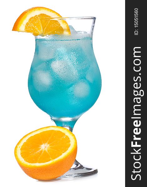 Blue Curacao cocktail