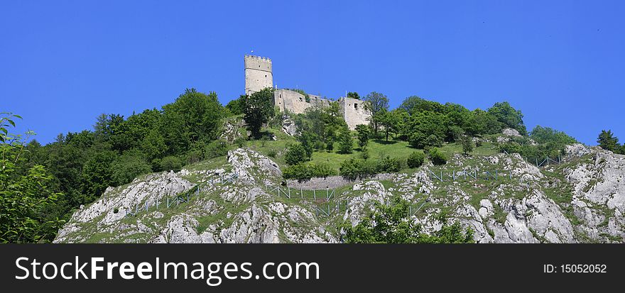 An historical castle between Riedenburg and Kelheim in the area of Regensburg in Germany (Bavaria). An historical castle between Riedenburg and Kelheim in the area of Regensburg in Germany (Bavaria)