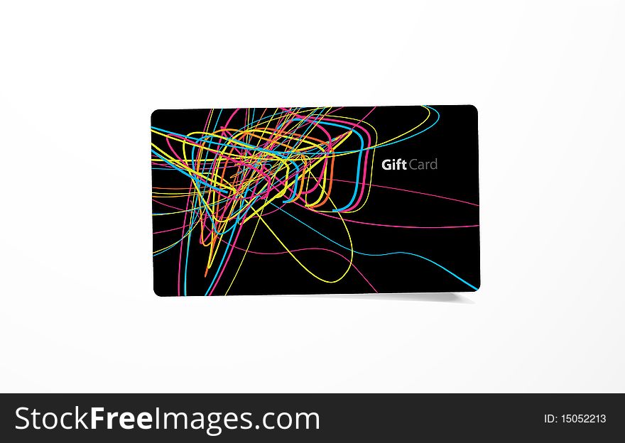Vector Colored Business Card.