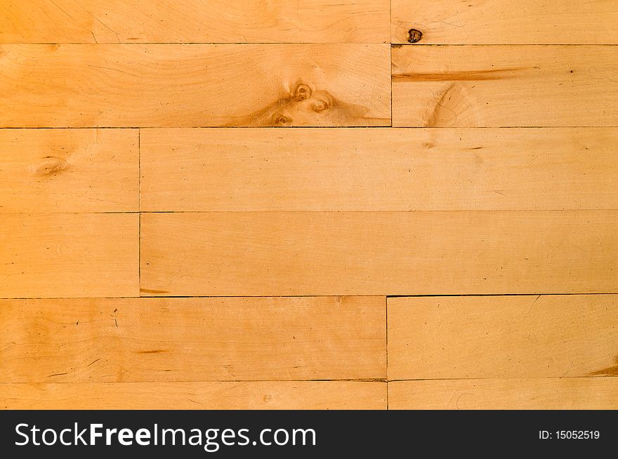 Birch parquet floor close-up. It is destruction floor.