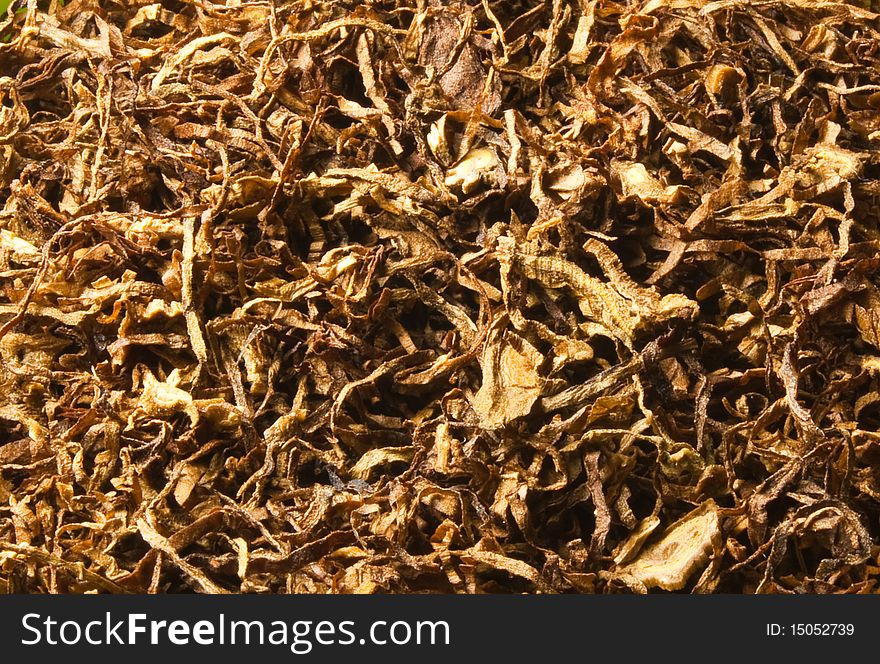 Brown dry tobacco pattern texture