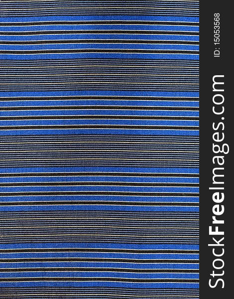 Blue Striped Fabric Texture