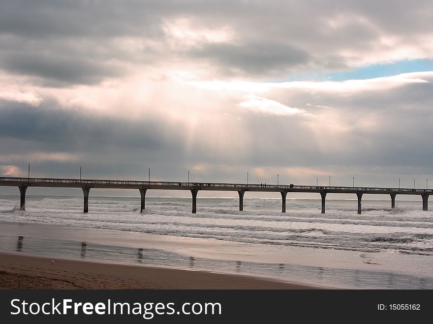 New Brighton Pier, New Zealand