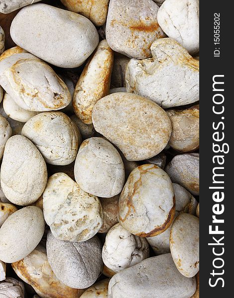 Abstract background with round pebble stones