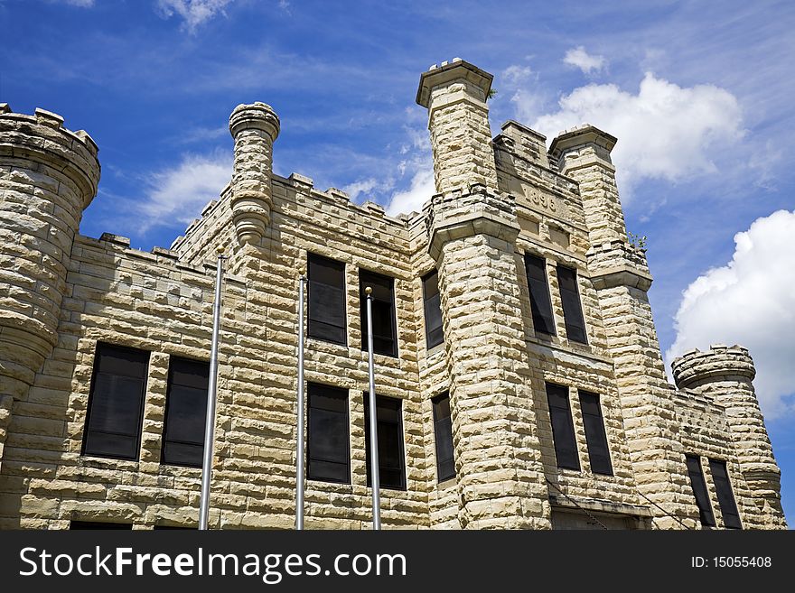 Historic Jail in Joliet, Illinois - suburb of Chicago.