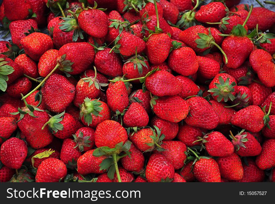 The red strawberry for sale