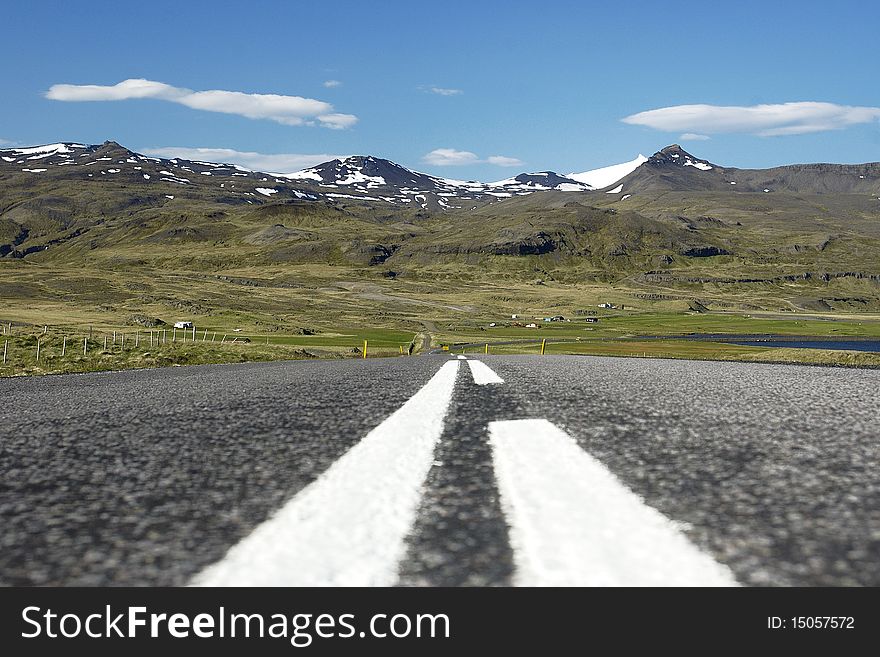 Iceland, Peninsule o Snaefells, the road called The Ring