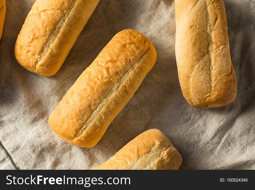 Homemade Italian Sandwich Bread Loafs Ready to Slice