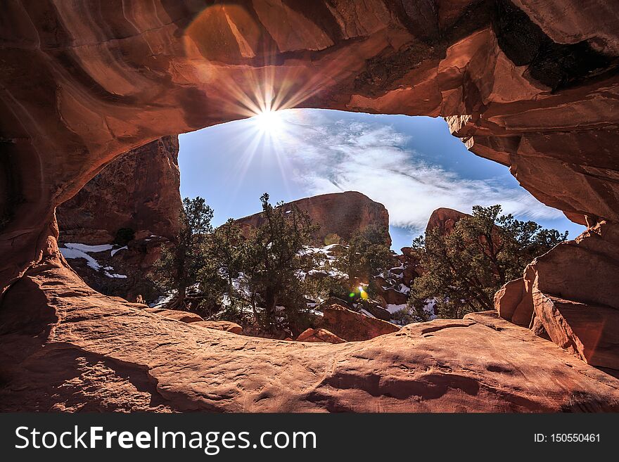 Double O Arch, Arches National Park