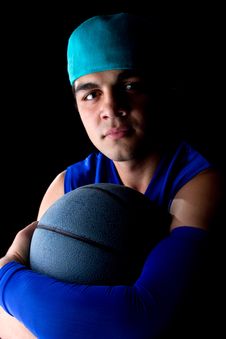 Young Basketball Player Royalty Free Stock Photography