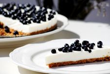 Blueberry Cheesecake Stock Photography Blueberry Cheesecake Stock Photography