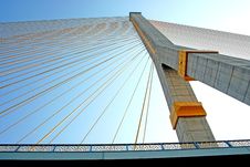 Rama 8 Bridge. Stock Image