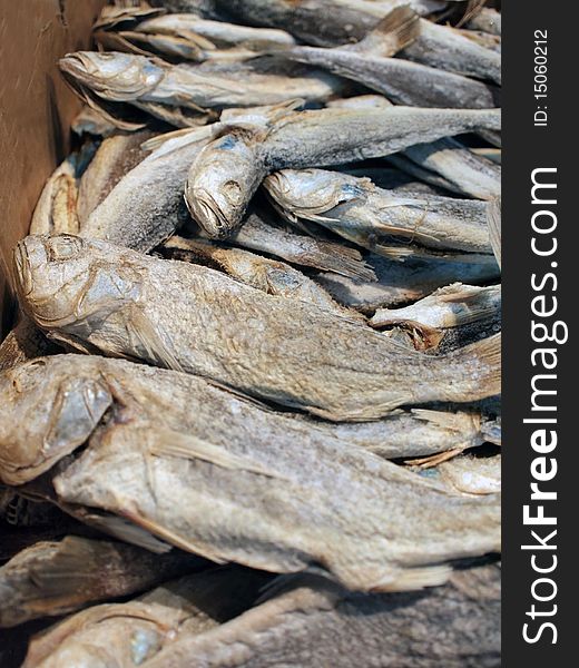 Sun-dried and salted fish