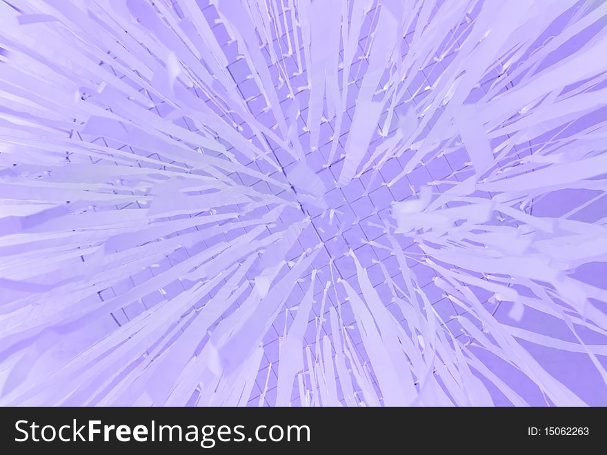 Abstract violet paper strips pattern background (texture)