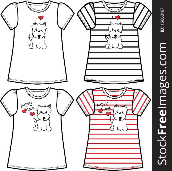 dog print for tshirts and sweaters. dog print for tshirts and sweaters