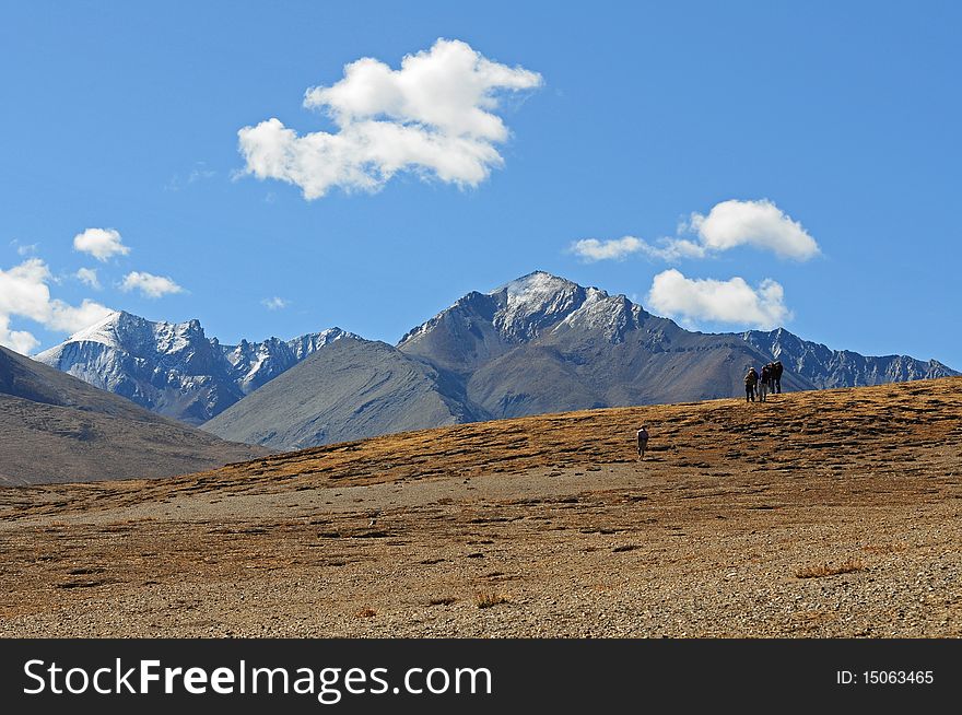 Natural Landscape Of Tibet