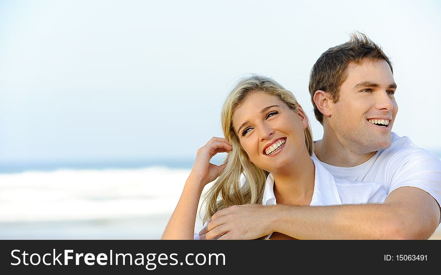 Attractive young couple are stress free and happy. Attractive young couple are stress free and happy