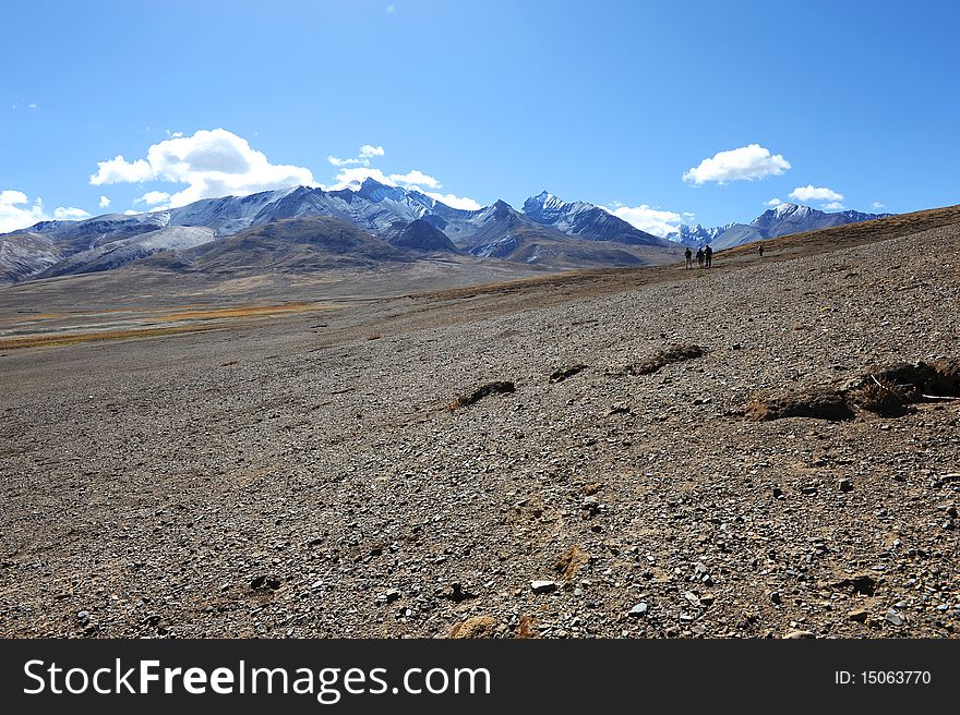 Beautiful natural scenery of Tibet (Himalaya).