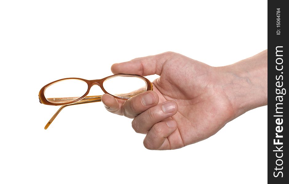 Hand With A Glasses