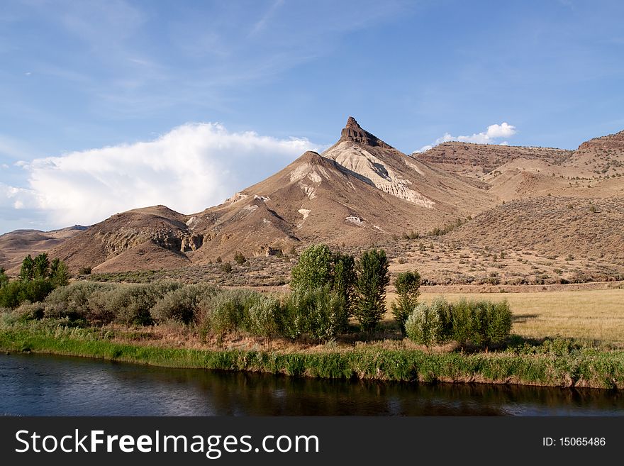 Scenic river in Oregon USA