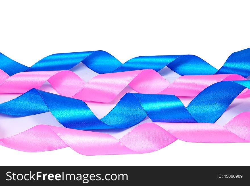 Pink And Blue Ribbons