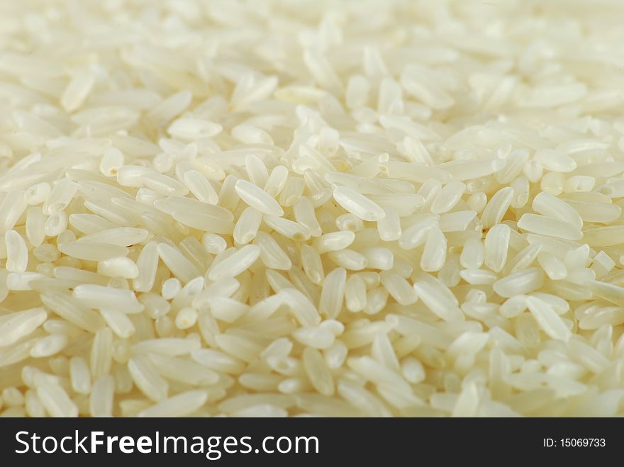 Thai rice on white background. Thai rice on white background
